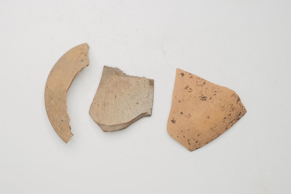 Trei fragmente ceramice din cultura Sântana de Mureș