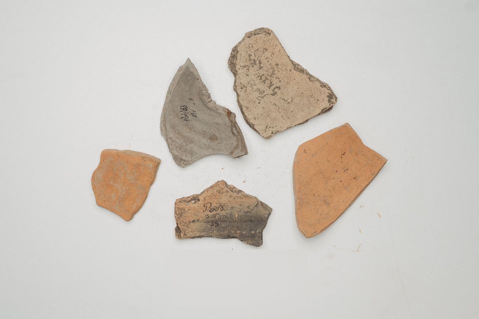 Cinci fragmente ceramice din cultura Sântana de Mureș